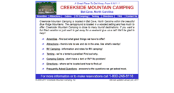 Desktop Screenshot of creeksidecamping.com